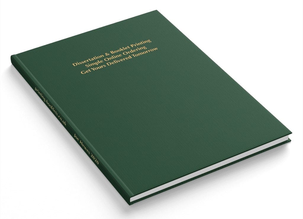 thesis binding green